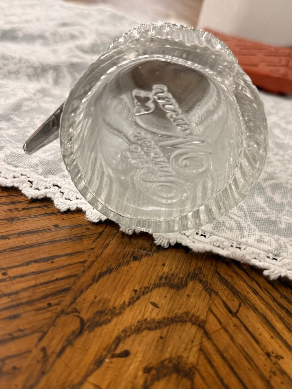 The Pioneer Woman Adeline Clear Cut Glass Syrup Dispenser RARE Collectible Syrup